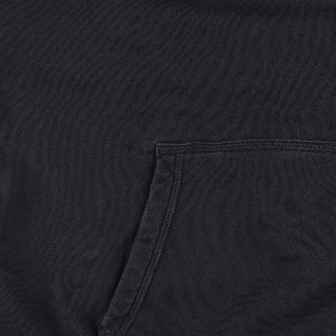 Nike Sweat Pullover Hoodie Men's XL Size cotton black type Vintage Second Hand