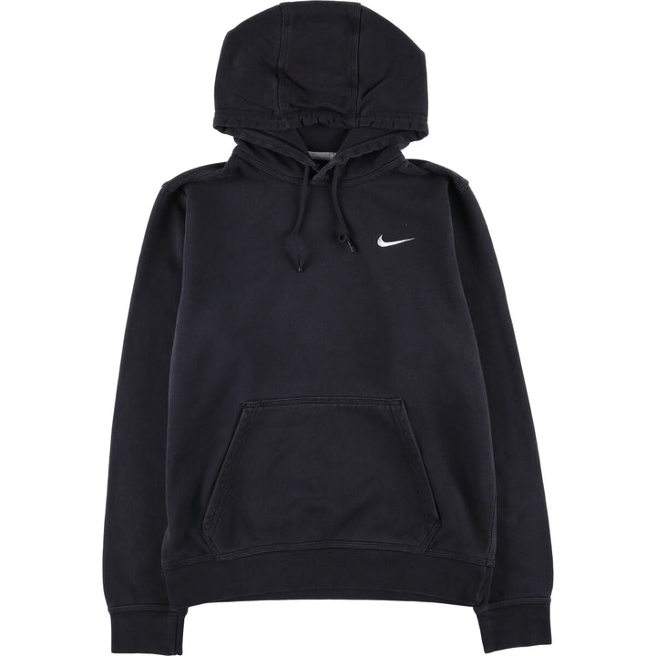 Nike Sweat Pullover Hoodie, Men's Size M cotton black type Vintage Second Hand