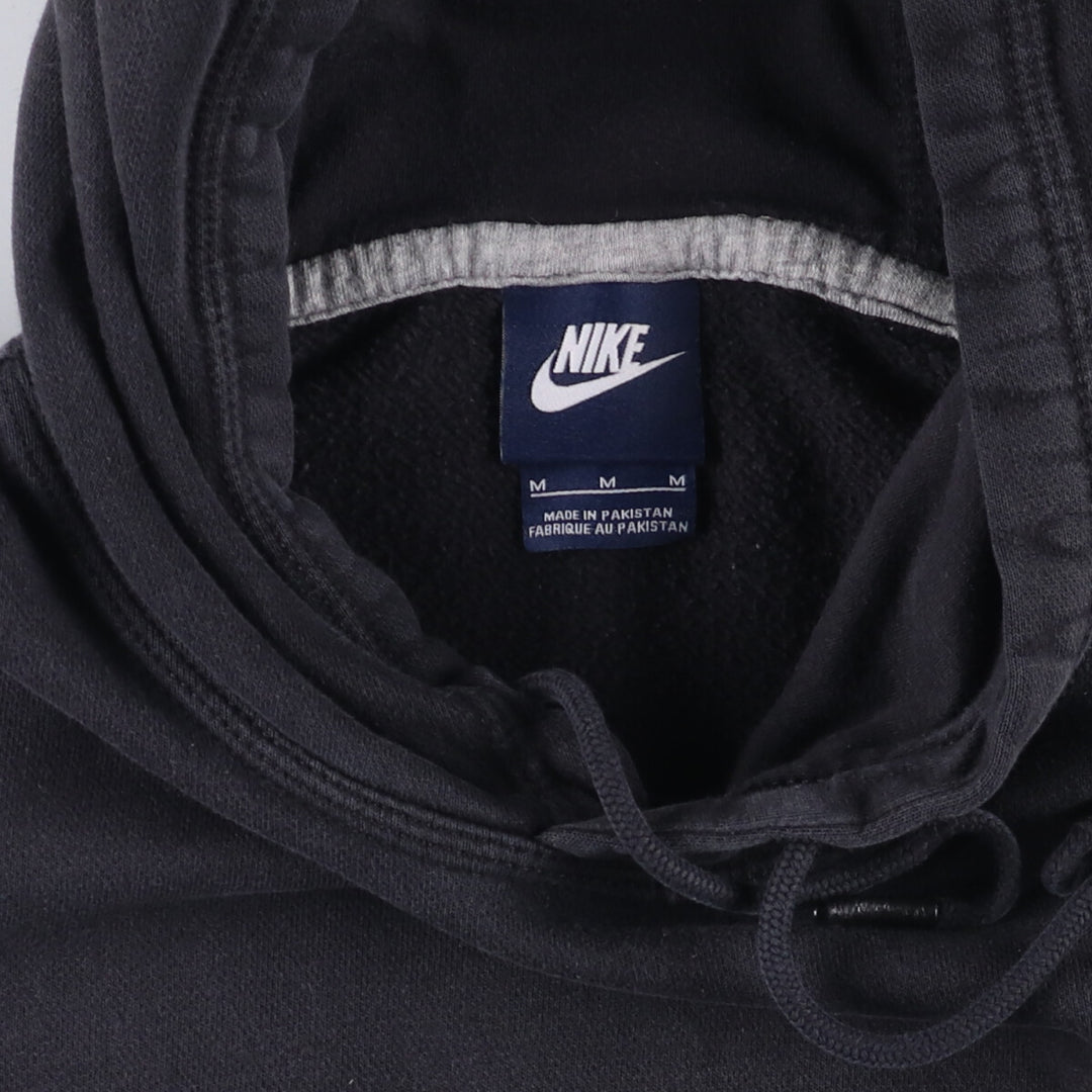 Nike Sweat Pullover Hoodie, Men's Size M cotton black type Vintage Second Hand