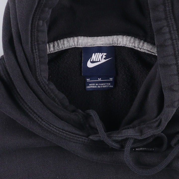 Nike Sweat Pullover Hoodie, Men's Size M cotton black type Vintage Second Hand