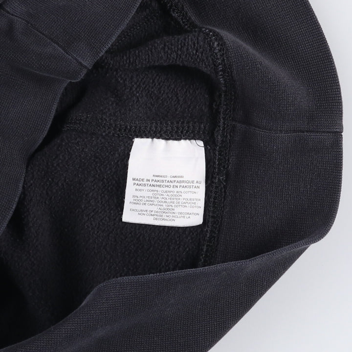 Nike Sweat Pullover Hoodie, Men's Size M cotton black type Vintage Second Hand