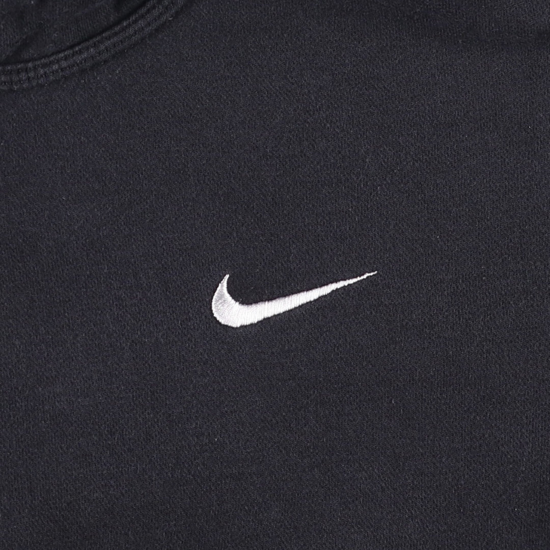 Nike Sweat Pullover Hoodie, Men's Size M cotton black type Vintage Second Hand