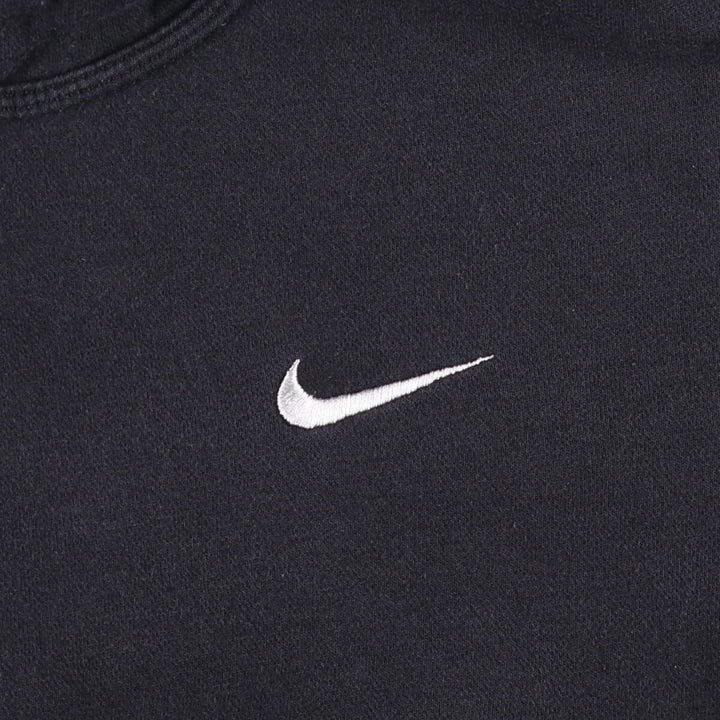 Nike Sweat Pullover Hoodie, Men's Size M cotton black type Vintage Second Hand