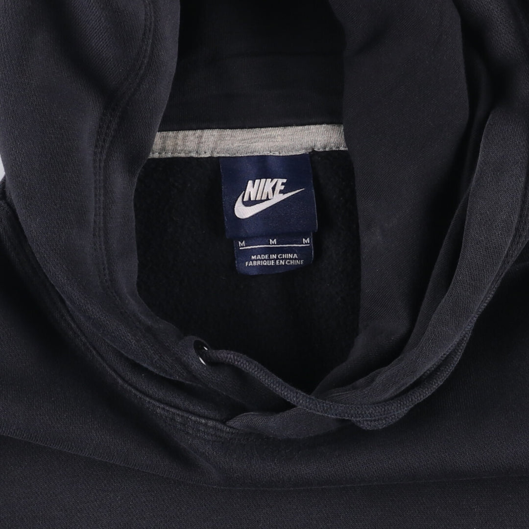 Nike Sweat Pullover Hoodie, Men's Size M cotton black type Vintage Second Hand