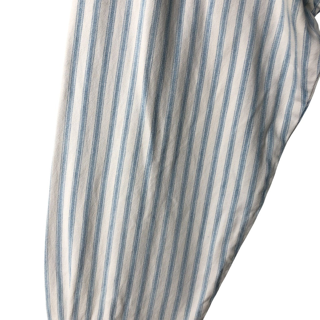 90'S Vintage Levi's Long Sleeve Cotton Striped Shirt, Men's Size XL cotton Blue type light blue Vintage Second Hand