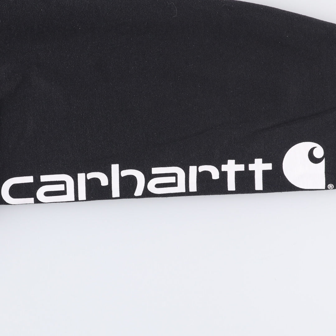 Carhartt ORIGINAL FIT sweatshirt pullover hoodie, men's XL size cotton black type Vintage Second Hand