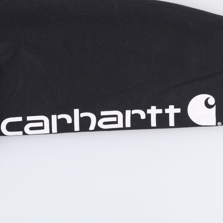 Carhartt ORIGINAL FIT sweatshirt pullover hoodie, men's XL size cotton black type Vintage Second Hand