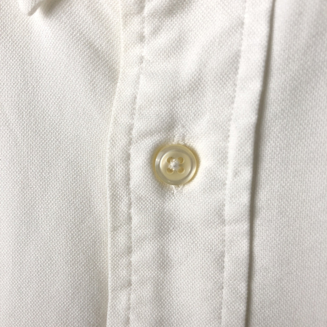 Ralph Lauren Classic Fit Long Sleeve Button Down Shirt, Men's Size L cotton white type Vintage Second Hand
