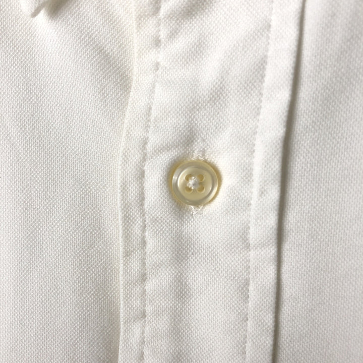Ralph Lauren Classic Fit Long Sleeve Button Down Shirt, Men's Size L cotton white type Vintage Second Hand