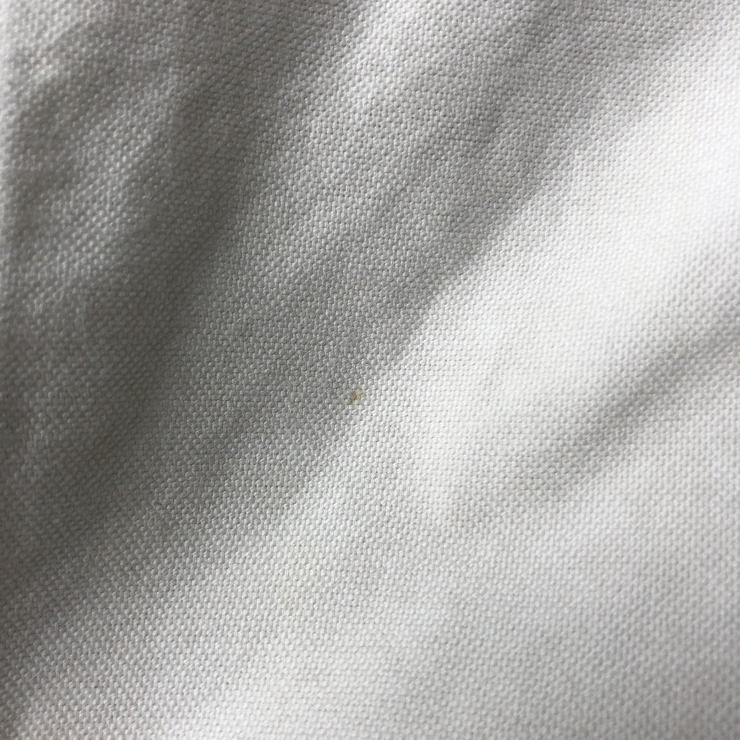 Ralph Lauren YARMOUTH long sleeve button down shirt, men's size M cotton white type Vintage Second Hand