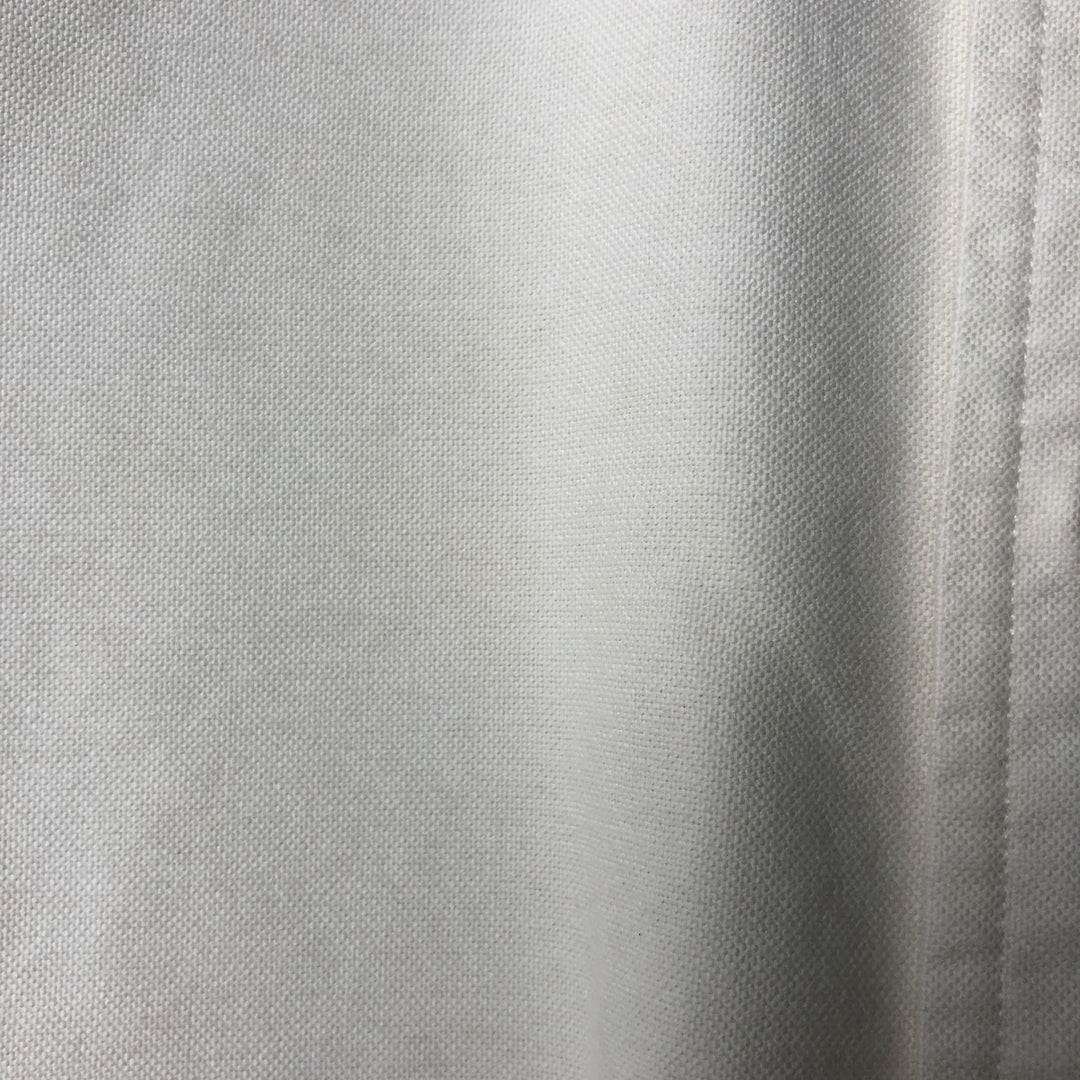 Ralph Lauren YARMOUTH long sleeve button down shirt, men's size M cotton white type Vintage Second Hand