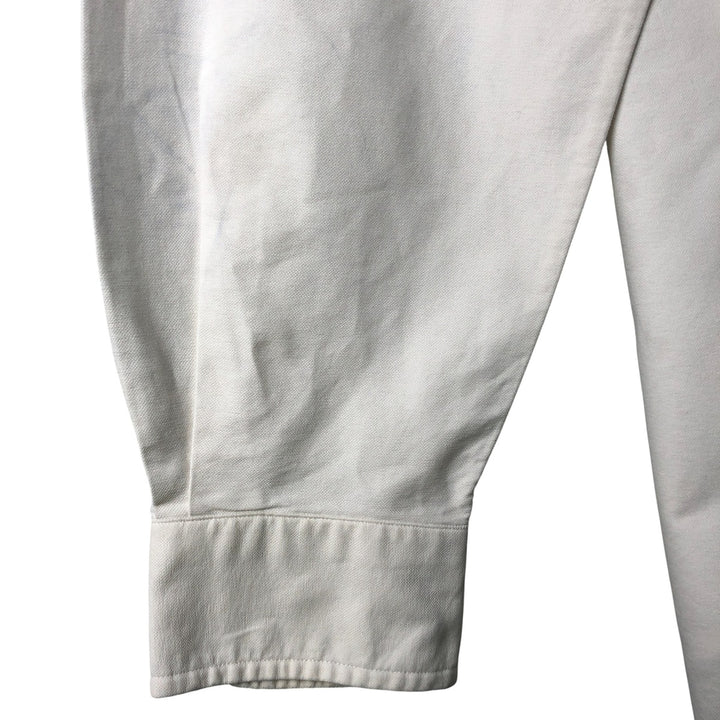 Ralph Lauren YARMOUTH long sleeve button down shirt, men's size M cotton white type Vintage Second Hand