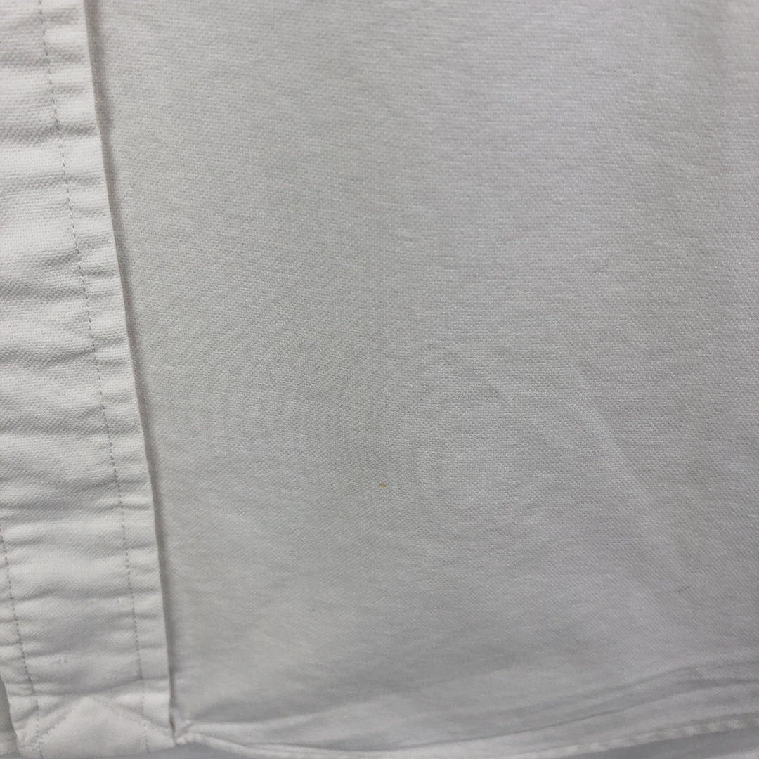 Ralph Lauren YARMOUTH long sleeve button down shirt, men's XL size cotton white type Vintage Second Hand