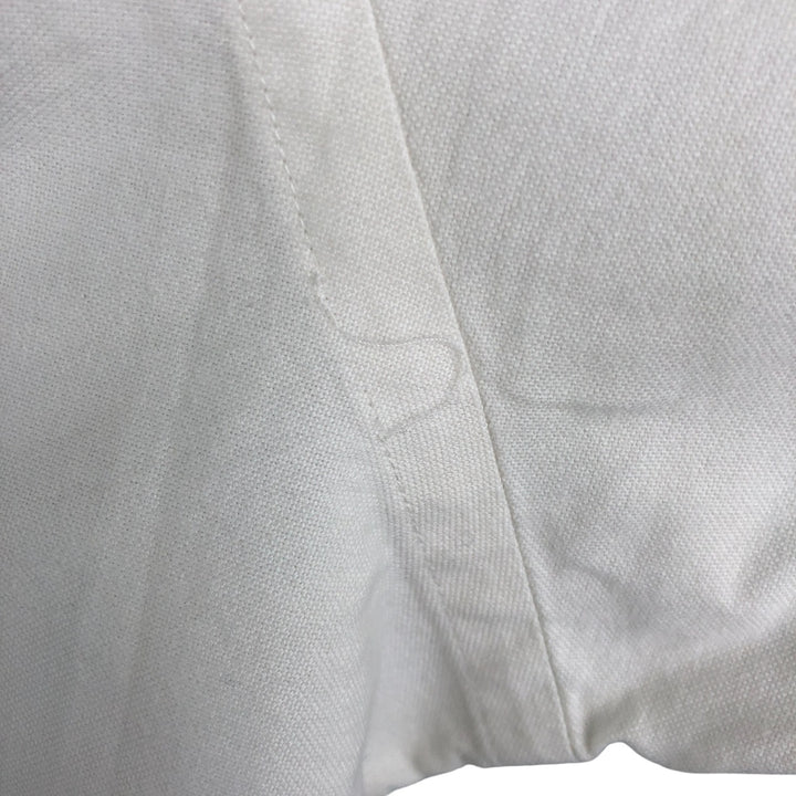 Ralph Lauren long sleeve button down shirt, men's size L cotton white type Vintage Second Hand