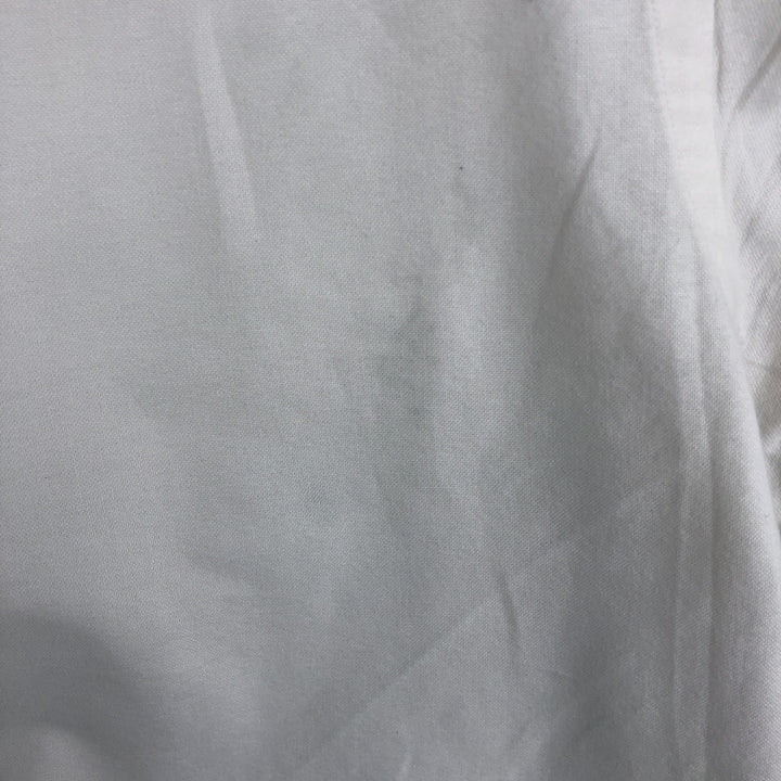 Ralph Lauren long sleeve button down shirt, men's size L cotton white type Vintage Second Hand