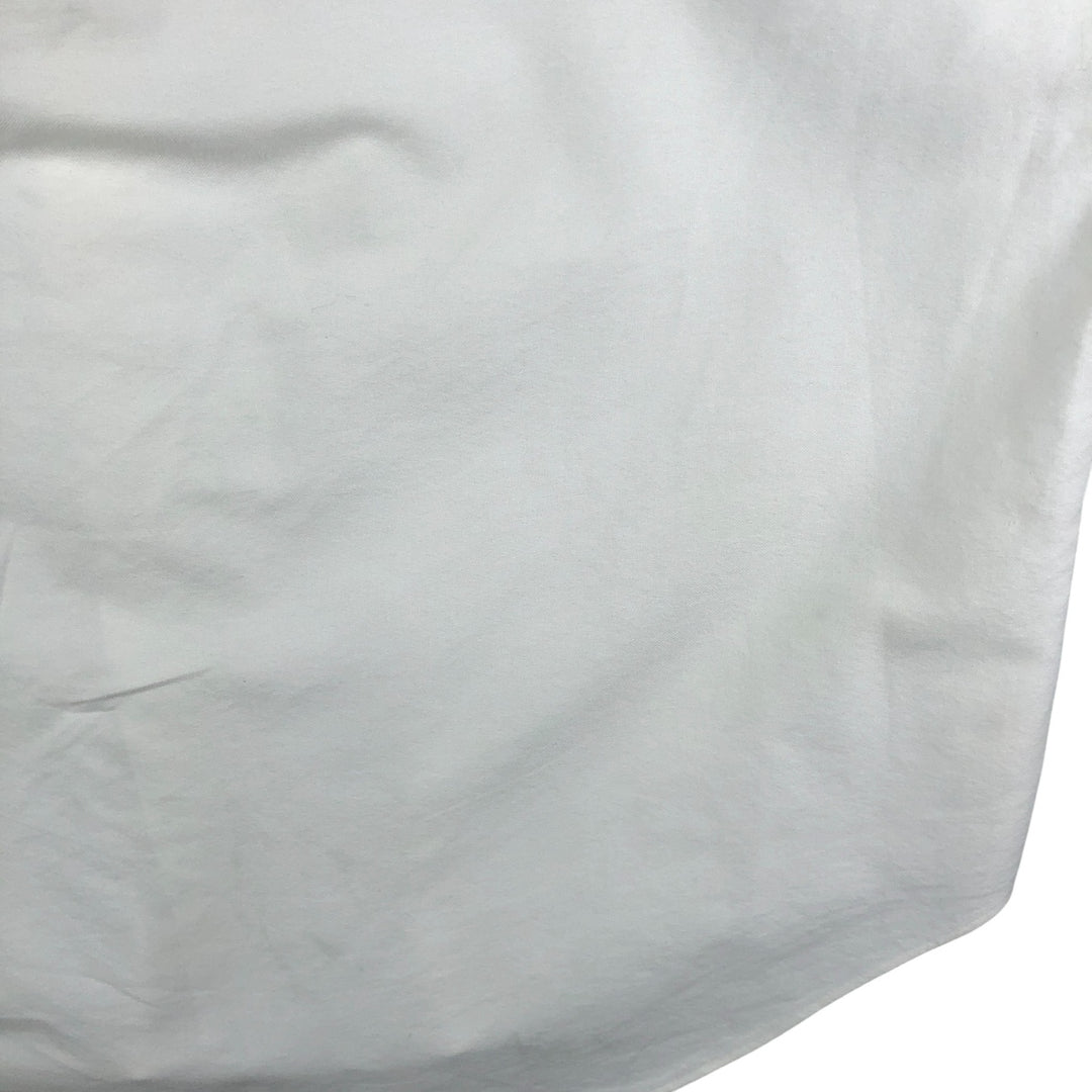 Ralph Lauren long sleeve button down shirt, men's size L cotton white type Vintage Second Hand