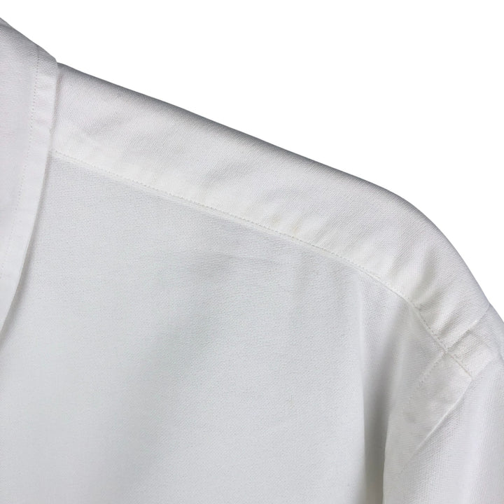 Ralph Lauren YARMOUTH long sleeve button down shirt, men's size L cotton white type Vintage Second Hand