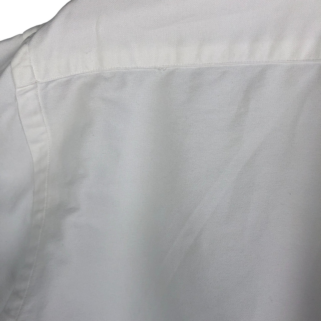 Ralph Lauren YARMOUTH long sleeve button down shirt, men's size L cotton white type Vintage Second Hand