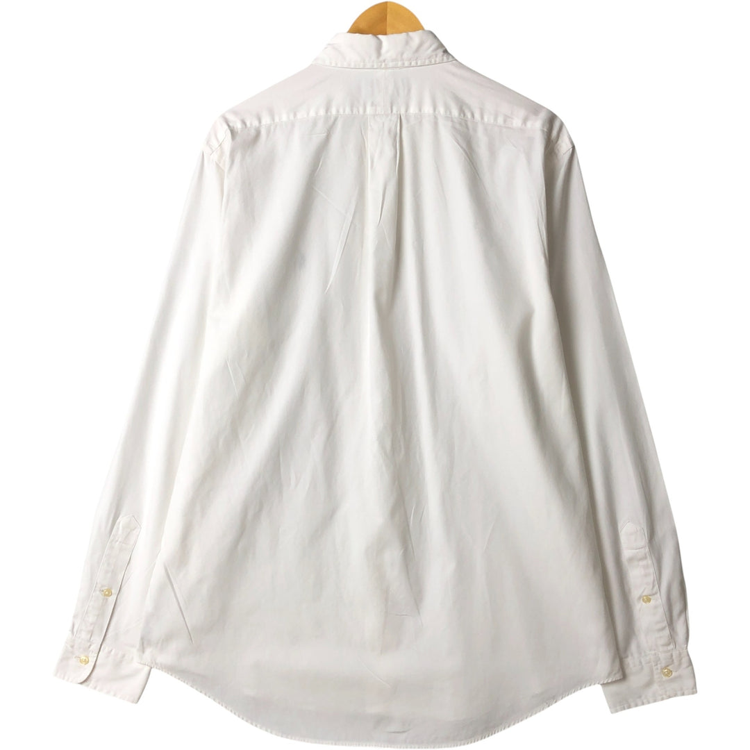 Ralph Lauren POLO by Ralph Lauren CUSTOM FIT long-sleeved button-down shirt, men's size L cotton white type Vintage Second Hand