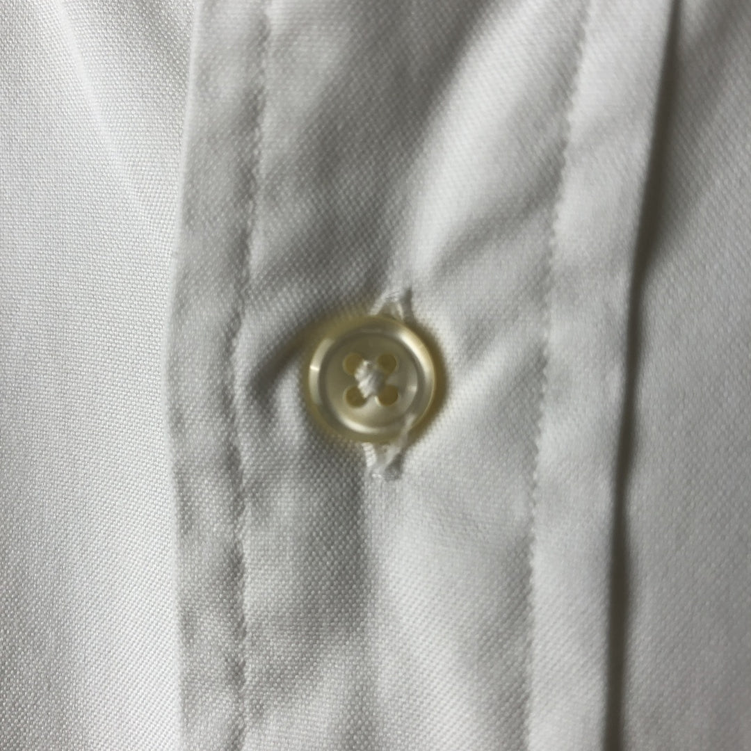 Ralph Lauren POLO by Ralph Lauren CUSTOM FIT long-sleeved button-down shirt, men's size L cotton white type Vintage Second Hand