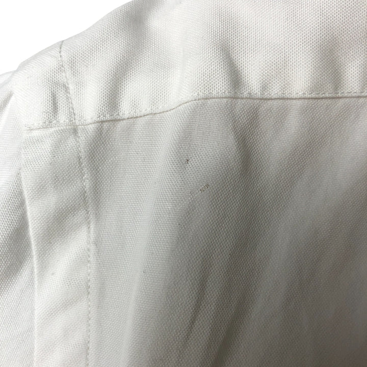 Ralph Lauren POLO by Ralph Lauren CUSTOM FIT long-sleeved button-down shirt, men's size L cotton white type Vintage Second Hand