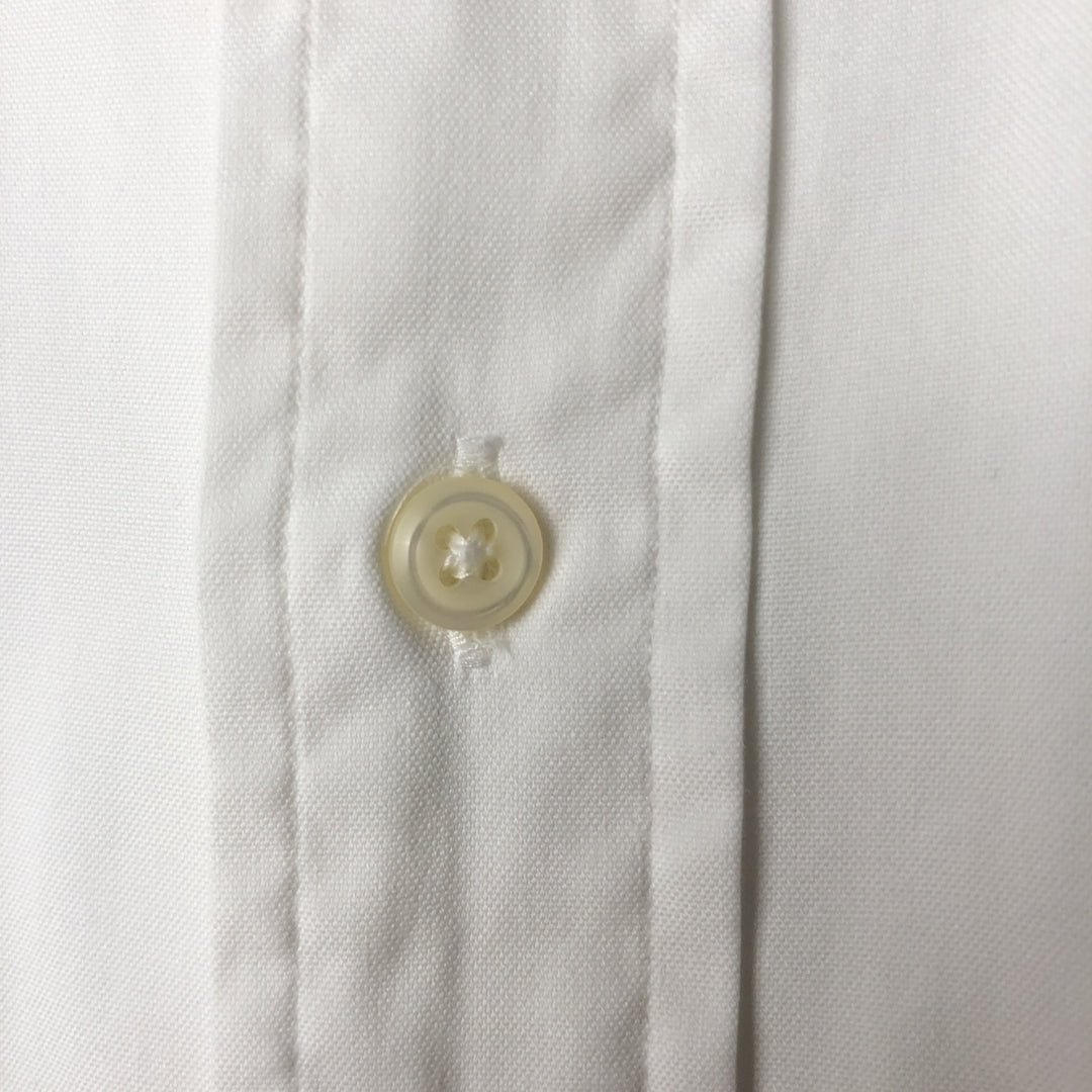 Ralph Lauren ANDOVER long-sleeved button-down shirt, men's size M cotton white type Vintage Second Hand