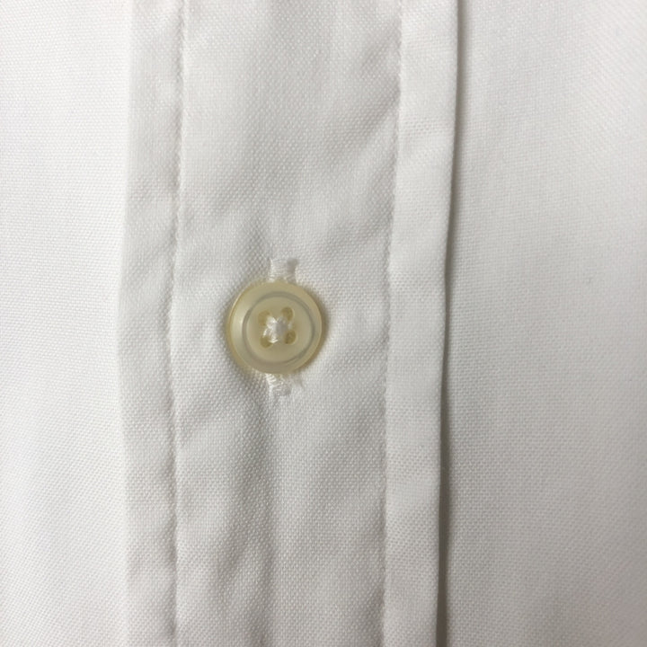 Ralph Lauren ANDOVER long-sleeved button-down shirt, men's size M cotton white type Vintage Second Hand
