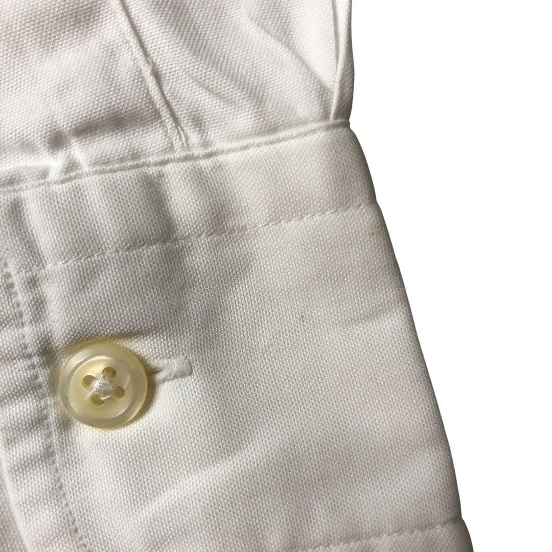 Ralph Lauren ANDOVER long-sleeved button-down shirt, men's size M cotton white type Vintage Second Hand