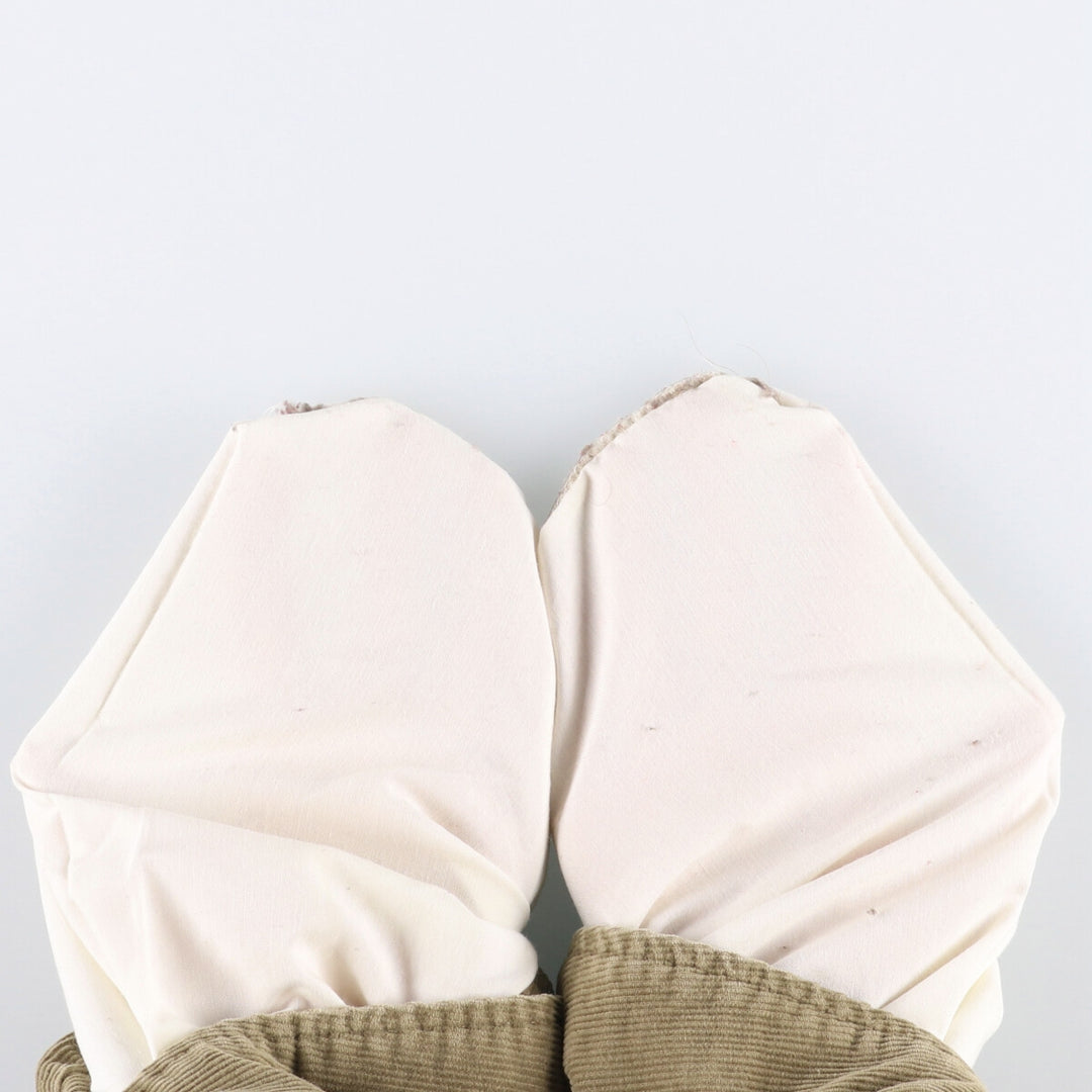 2000'S Dockers Flat Front Relaxed Fit Corduroy Pants, Men's, Size W32 cotton beige type brown Vintage Second Hand