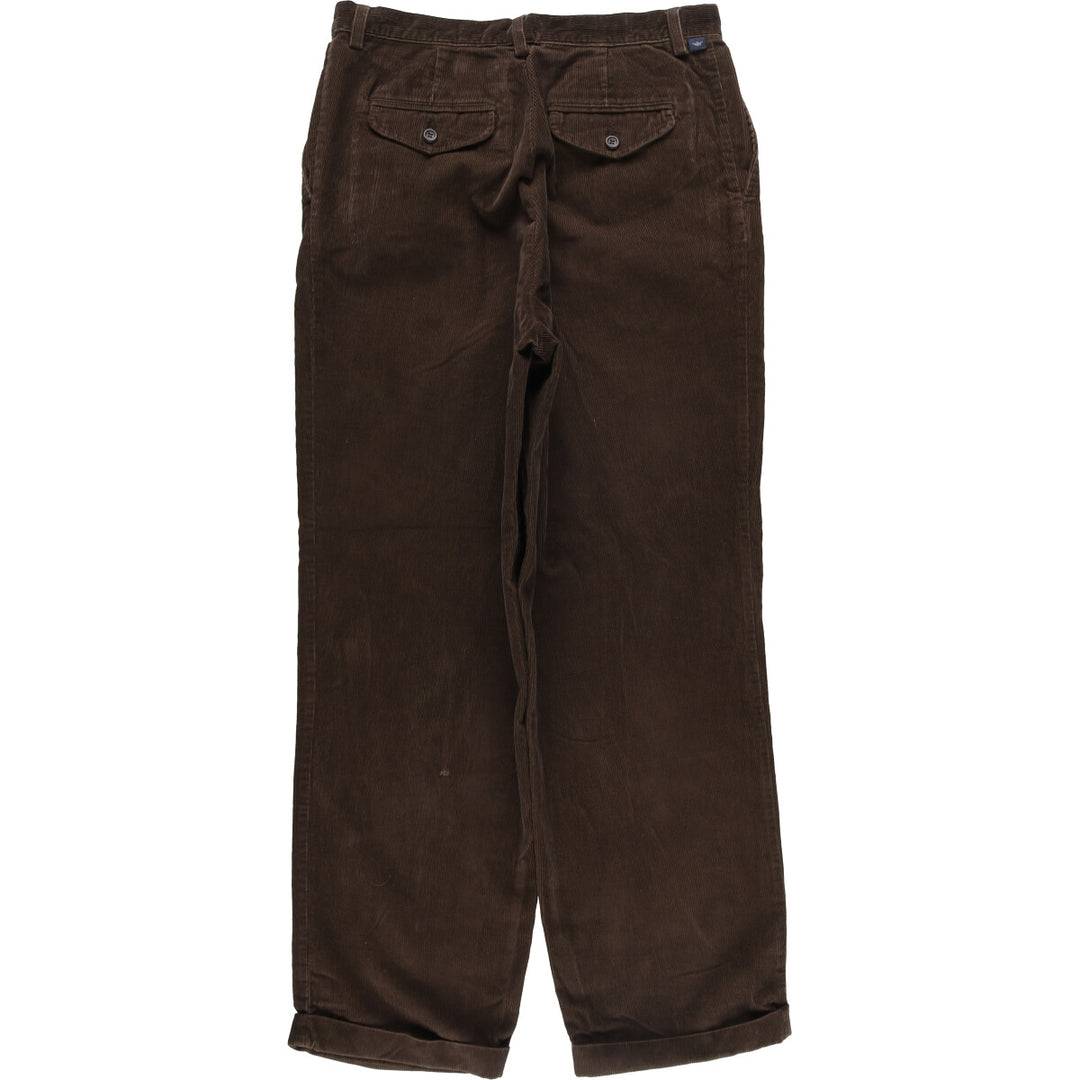 Dockers Two-pleat Corduroy Pants, Men's, Size W33 cotton brown type Vintage Second Hand