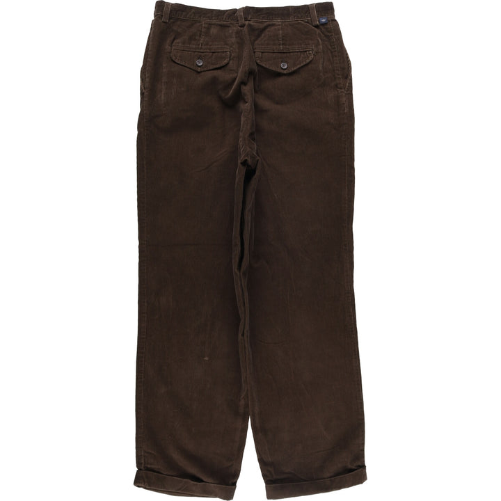 Dockers Two-pleat Corduroy Pants, Men's, Size W33 cotton brown type Vintage Second Hand