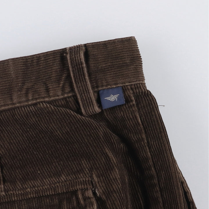 Dockers Two-pleat Corduroy Pants, Men's, Size W33 cotton brown type Vintage Second Hand