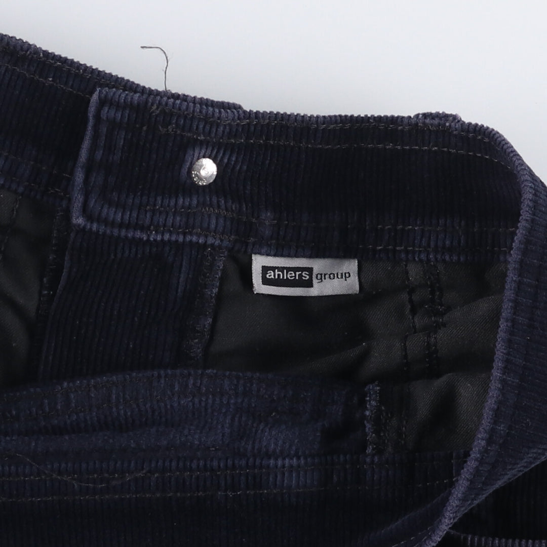 Pierre Cardin men's corduroy pants, size W35 cotton navy blue type Vintage Second Hand