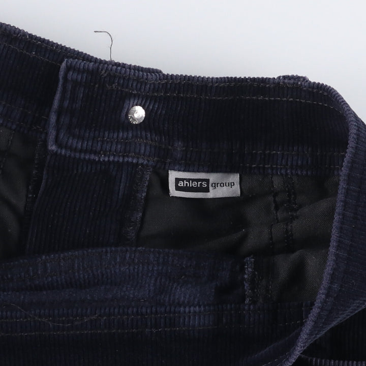 Pierre Cardin men's corduroy pants, size W35 cotton navy blue type Vintage Second Hand