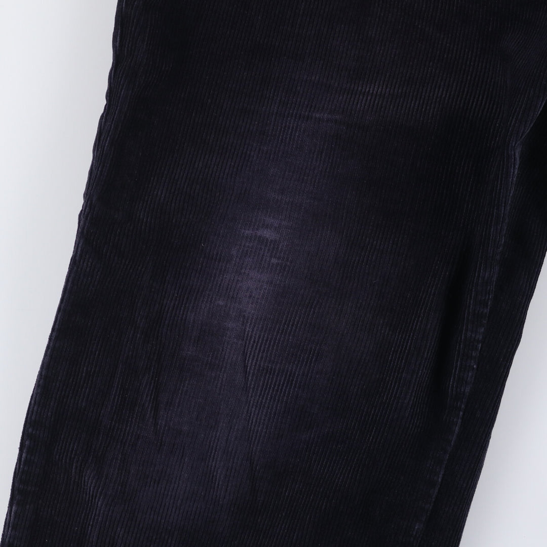 Pierre Cardin men's corduroy pants, size W35 cotton navy blue type Vintage Second Hand