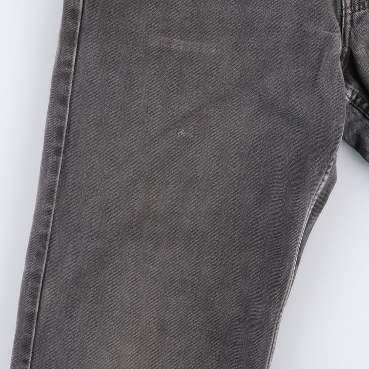 00'S Levi's 550 Relaxed Fit Black Denim Tapered Denim Pants Men's W33 cotton black type Vintage Second Hand