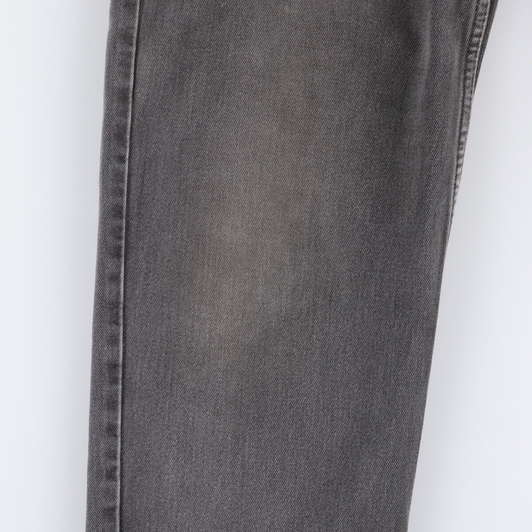 00'S Levi's 550 Relaxed Fit Black Denim Tapered Denim Pants Men's W33 cotton black type Vintage Second Hand