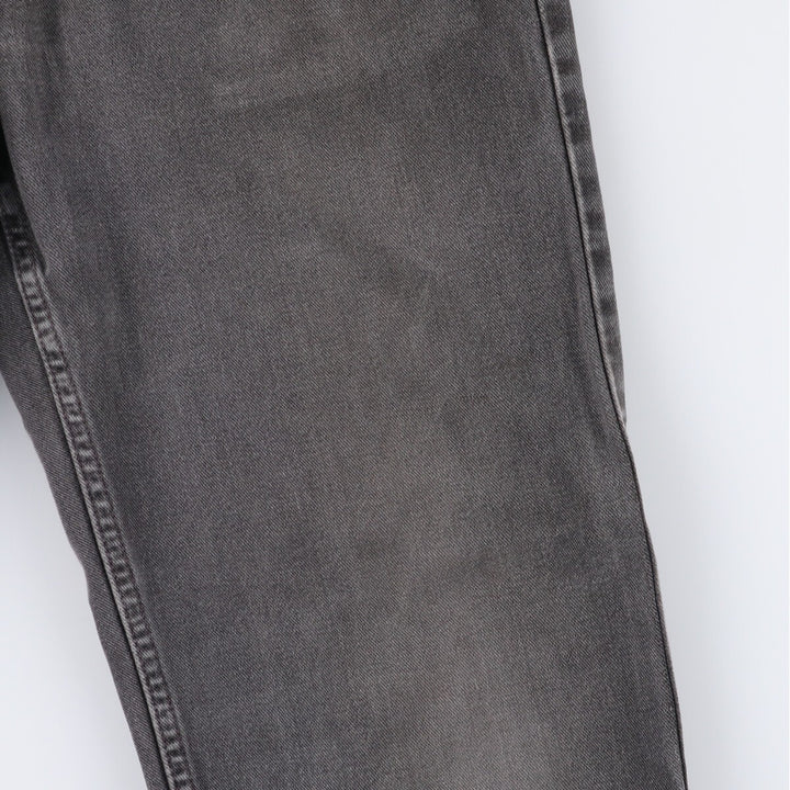 00'S Levi's 550 Relaxed Fit Black Denim Tapered Denim Pants Men's W33 cotton black type Vintage Second Hand