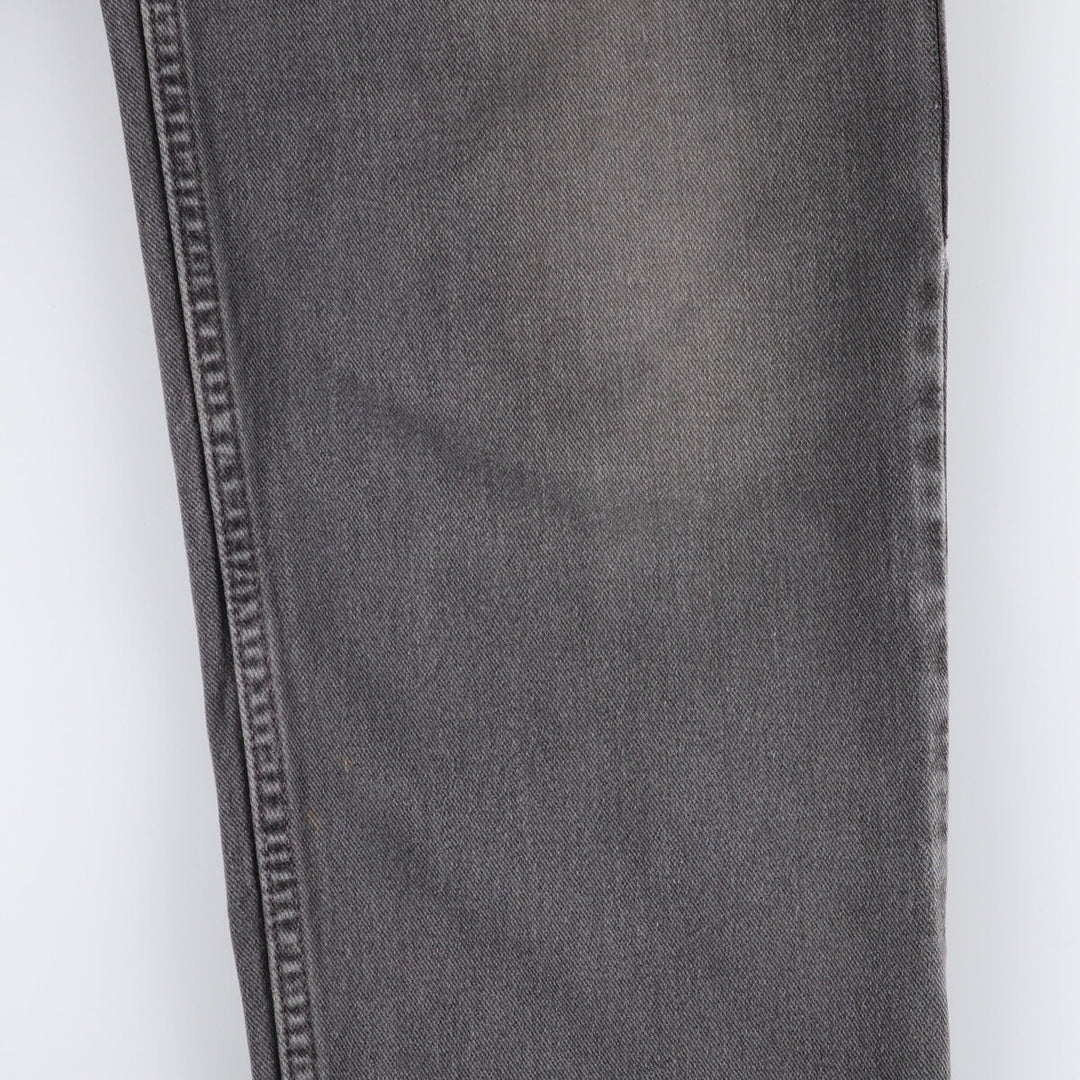 00'S Levi's 550 Relaxed Fit Black Denim Tapered Denim Pants Men's W33 cotton black type Vintage Second Hand
