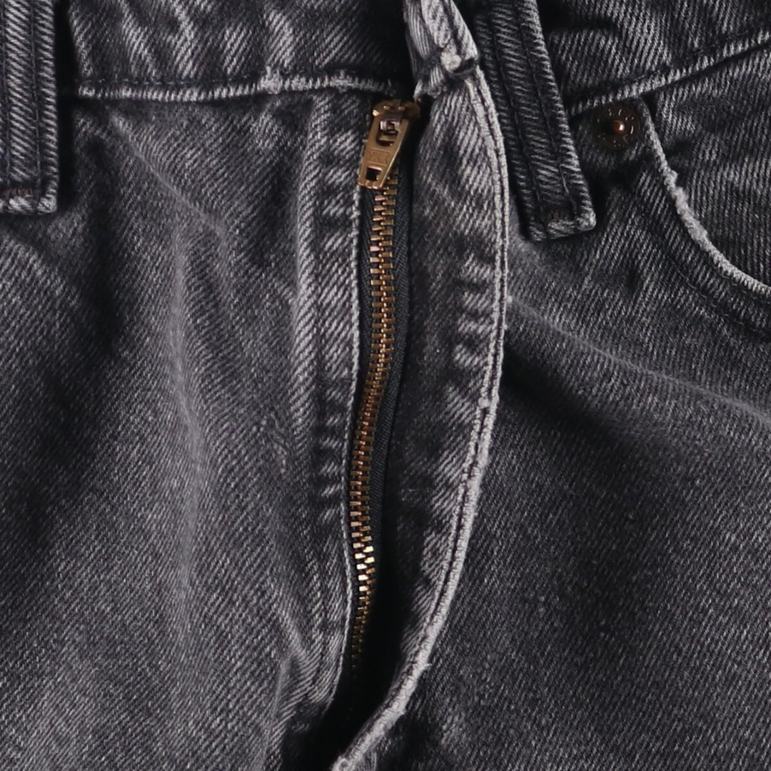 Levi's 550 Black Denim Tapered Denim Pants Men's W34 cotton black type Vintage Second Hand