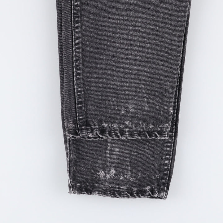 Levi's 550 Black Denim Tapered Denim Pants Men's W34 cotton black type Vintage Second Hand