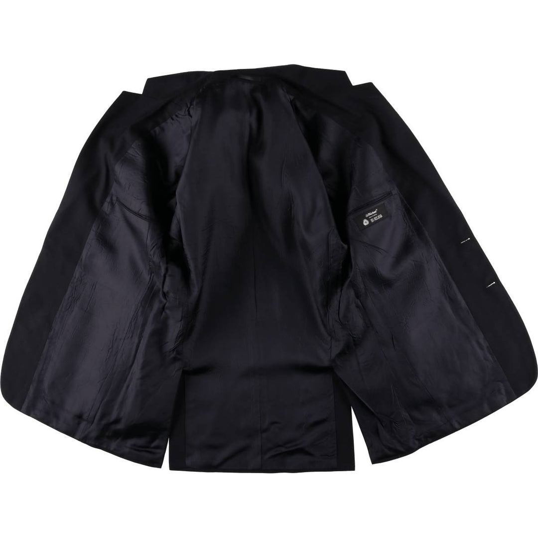 St. Michael Navy Blazer, Tailored Jacket, Men's Size L wool navy blue type Vintage Second Hand