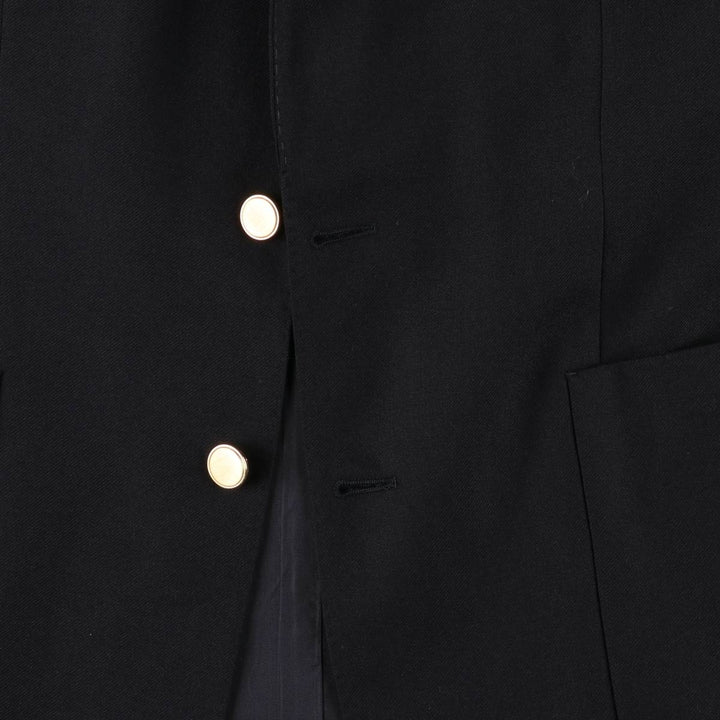 St. Michael Navy Blazer, Tailored Jacket, Men's Size L wool navy blue type Vintage Second Hand