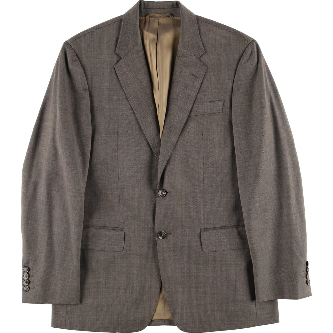 Hugo Boss wool tailored jacket, men's size M wool Charcoal Vintage Second Hand