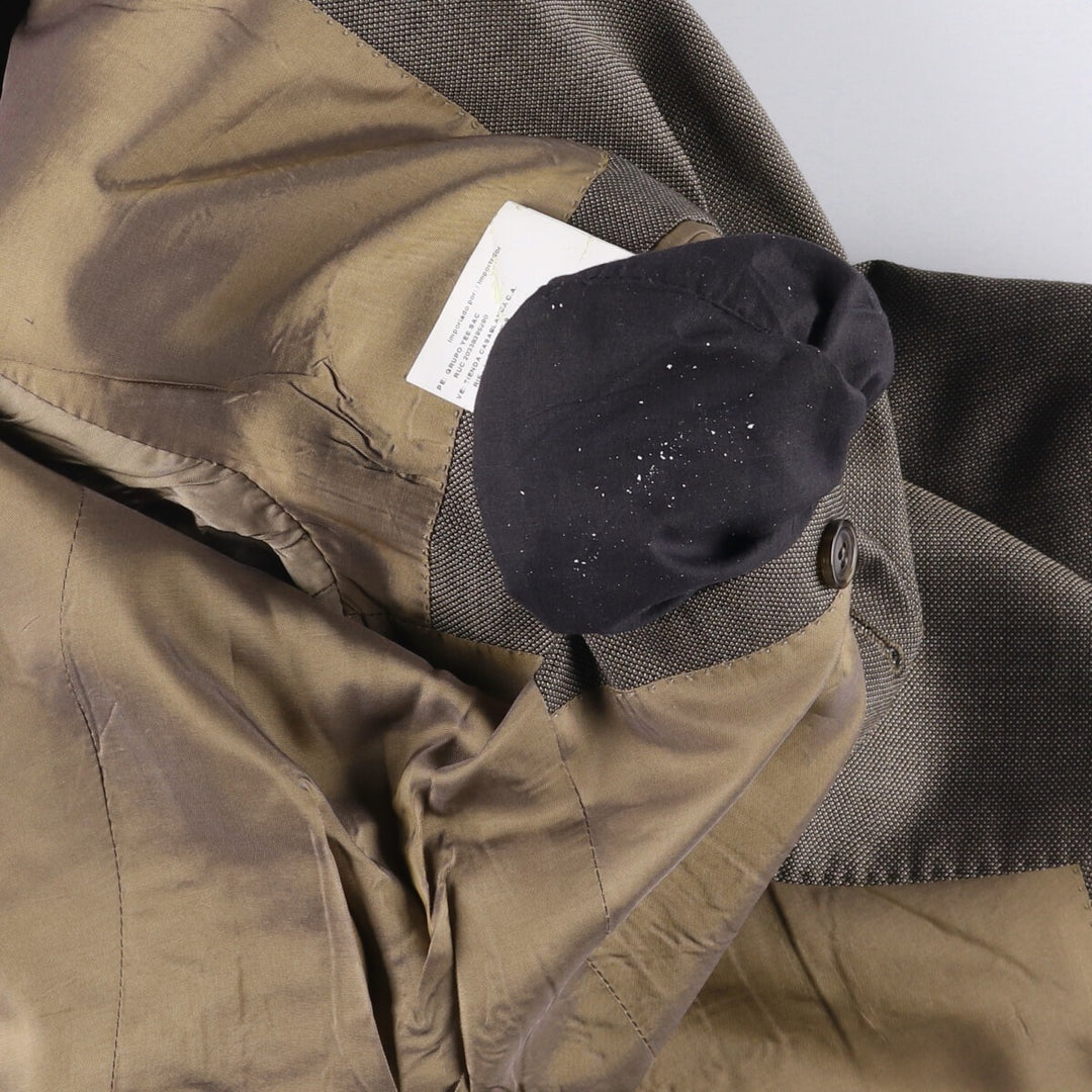 Hugo Boss wool tailored jacket, men's size M wool Charcoal Vintage Second Hand