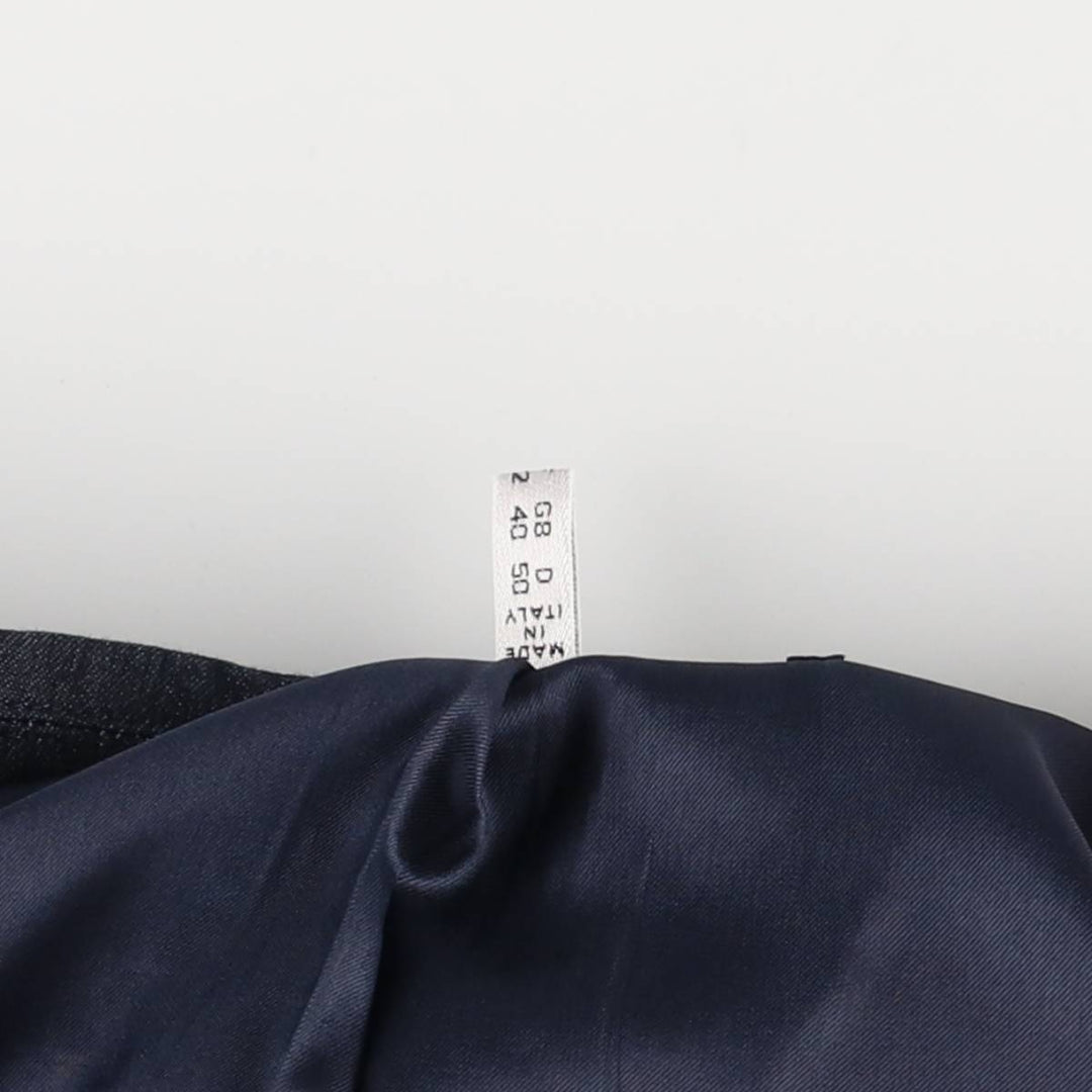 Armani Jeans Indigo 002 series cotton tailored jacket, made in Italy, men's size XL cotton navy blue type Vintage Second Hand