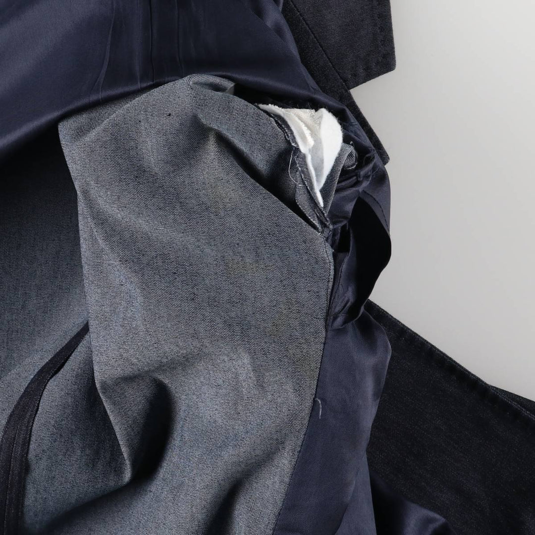 Armani Jeans Indigo 002 series cotton tailored jacket, made in Italy, men's size XL cotton navy blue type Vintage Second Hand