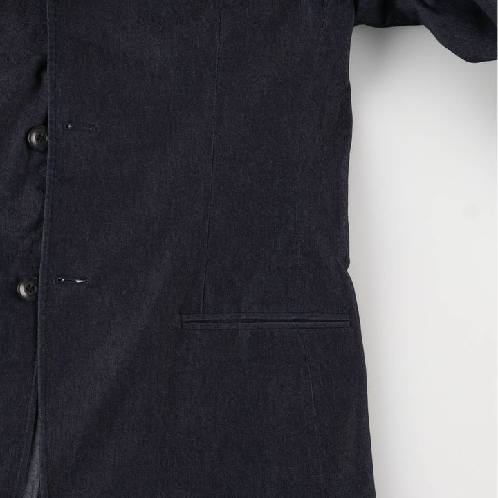 Armani Jeans Indigo 002 series cotton tailored jacket, made in Italy, men's size XL cotton navy blue type Vintage Second Hand