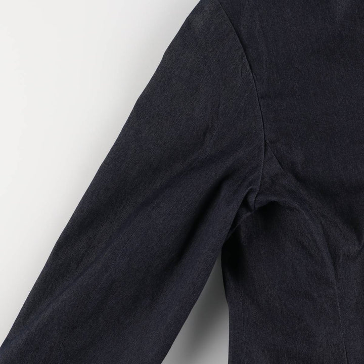 Armani Jeans Indigo 002 series cotton tailored jacket, made in Italy, men's size XL cotton navy blue type Vintage Second Hand