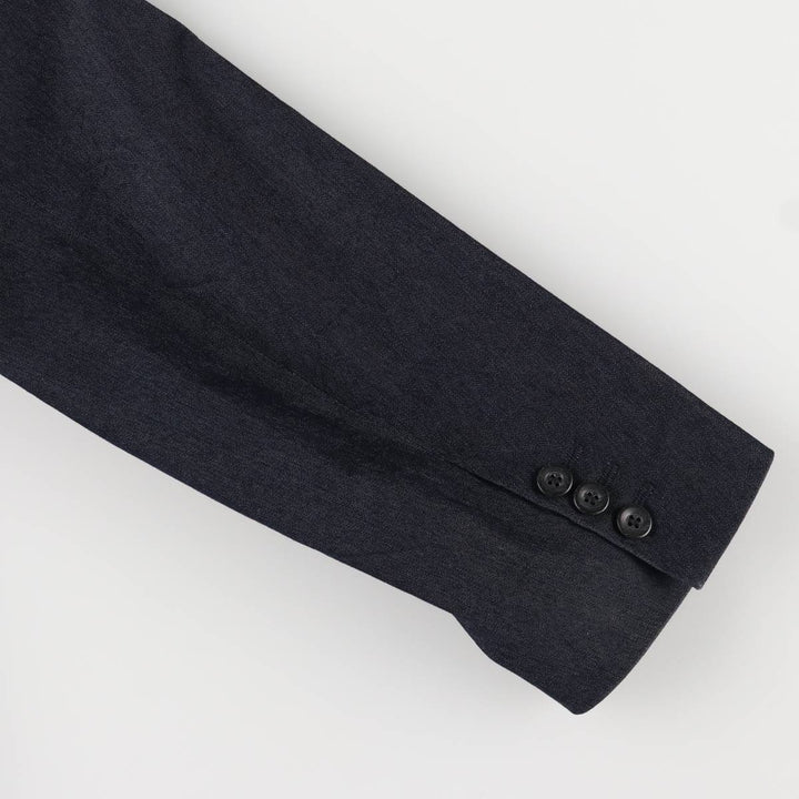 Armani Jeans Indigo 002 series cotton tailored jacket, made in Italy, men's size XL cotton navy blue type Vintage Second Hand